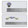 T Tulead Ceramic and Zinc Alloy Cabinet Pulls Knobs Blue