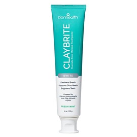 Zion Health ClayBrite Mineral Toothpaste 4 oz White