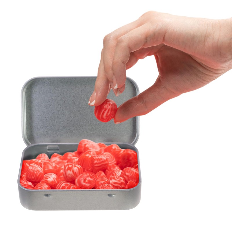 Casoter 2 Mini Storage Box Small Metal Rectangular Tins with