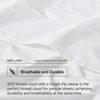 DOZ 100% Long Staple Cotton Sheet Sets, Classic Crisp Percale