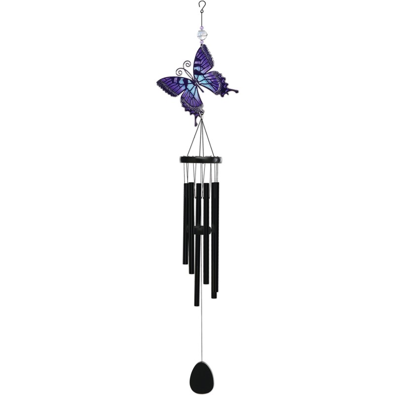Sunset Vista Designs Windchimes - Large Colorful Butterfly Wind Chime,