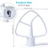 K45B Flat Beater for Kitchenaid Stand Mixer, Coated Flat Beater