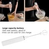 Electric Milk Frother USB Charging 3 Speeds Egg Beater Handheld