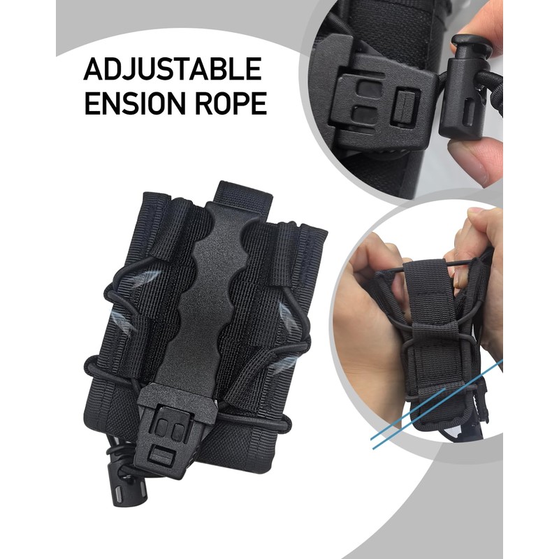 ELVO Handcuff Holster, Open Top Handcuff Case, Law Enforcement Hand-Cuff