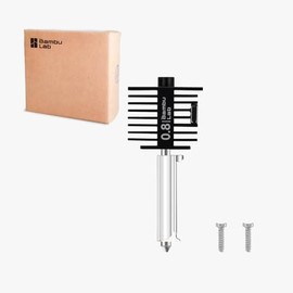 Bamboo LAB Original A1, A1 Mini Hotend Kit Hardened Steel Nozzle Assembly for Bambu Lab A1 Series 3D Printer Accessories Print Head Hot End Kit (0.8mm)