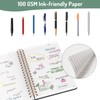 Forvencer Lined Spiral Journal Notebook with 300 Numbered Pages, B5