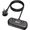 Super Danny Surge Protector Power Strip 2 Outlets 3 USB