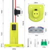 1 Pack Power Wheel Adapter Compatible with Ryobi 18V Battery,