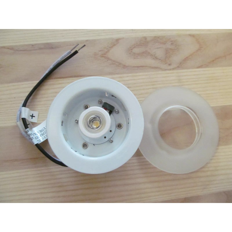 ITC RV LED 3" Radiance Overhead Light w/ Leaf Springs