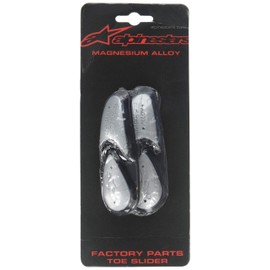 Alpinestars 25SLI4 11 OS Magnesium Replaceable Toe Sliders (25SLI4) Grey