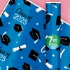 Big Dot of Happiness Blue Graduation Wrapping Paper, Class of
