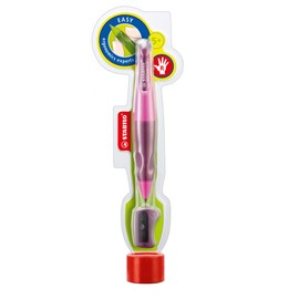 STABILO EASYergo 3.15mm Mechanical Pencil Right Handed with Sharpener - Light Pink/Dark Pink
