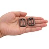 BIKICOCO hebilla metálica de ajuste deslizante tri-glides, 1 x 5/8