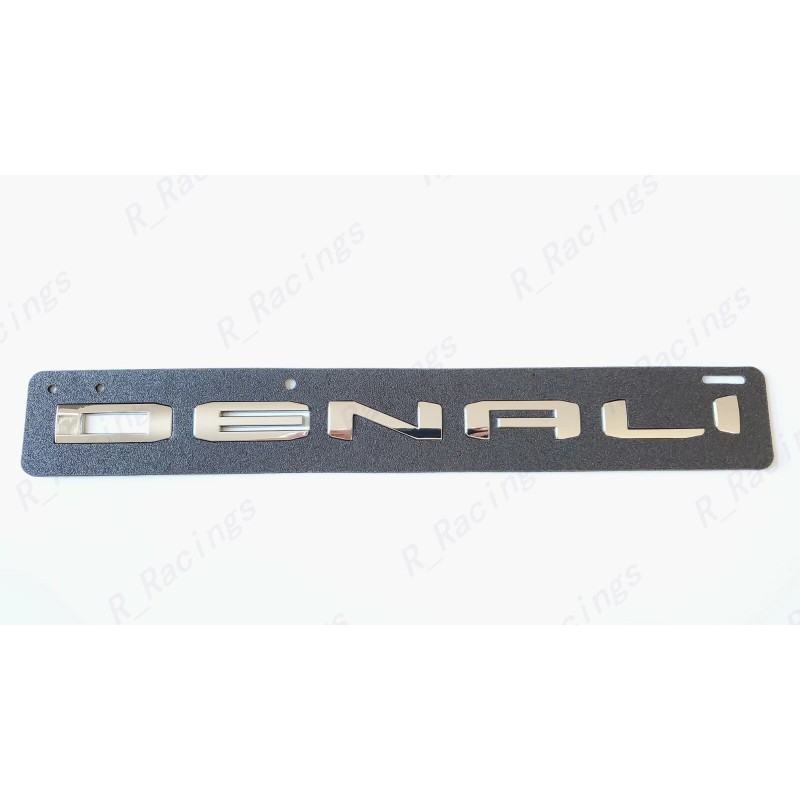 GMC 2pc Chrome Rear DENALI Sierra Emblems Letter GMC Sierra