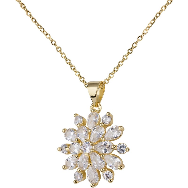 LuckyLy Collares para Mujer Oro 14K Zirconia Cúbica Joyería Regalos
