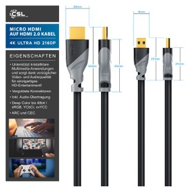 CSL – Micro HDMI Cable 2.0 2016