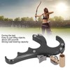 Bow Release Aids Aluminum Alloy Sensitivity Adjustable 4 Fingers Compound