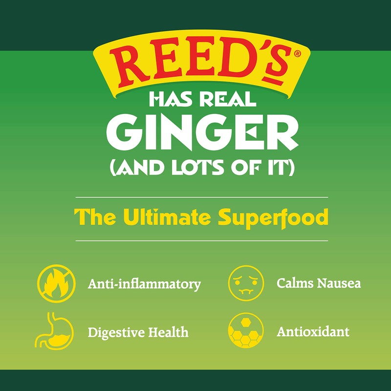 Reed's Ginger Ale, Natural Ginger Ale Made with Real Ginger