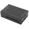 For Raspberry Pi 4B Aluminum Alloy Case MultiHoles Protective Cooling