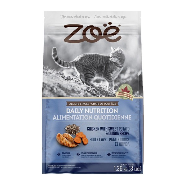 Zoe Cat Food Daily Nutrition Chicken With Sweet Potato Quinoa 1.36kg