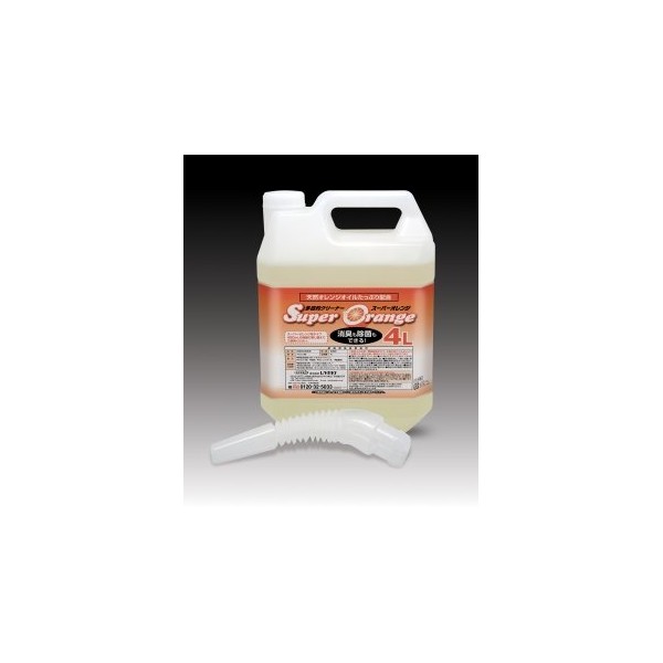UYEKI Super Orange Deodorizing and Disinfecting Foam Type Commercial Use, 1.6 gal (4 L) x 3 Packs