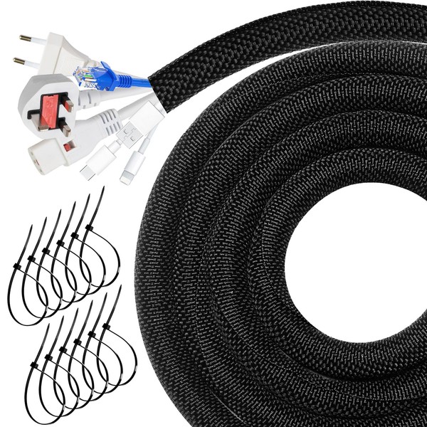 Cord Protectors from Pets No Chew, 10ft-1/2inch Dog Cat Proof