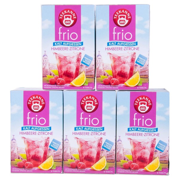 Teekanne Frio Raspberry Lemon Pack of 10 (10 x 20