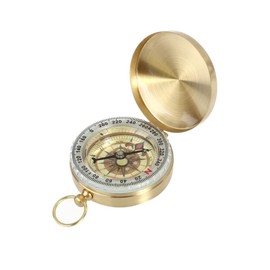 BESPORTBLE Portable Metal Compass Watch G50f Camping Compass Copper Cover for Hiking and Navigation