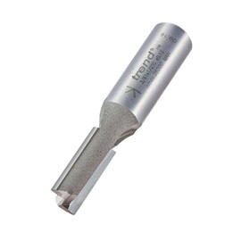 Trend Professional Straight Two Flute Router Cutter, 1/2 Inch Shank, 10mm Cut Diameter, Tungsten Carbide Tipped, 3/61X1/2TC