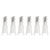 20pcs Nose Hair Cutter Replacement Head with Cleaning Brush Steel