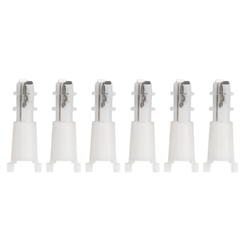 20pcs Nose Hair Cutter Replacement Head with Cleaning Brush Steel