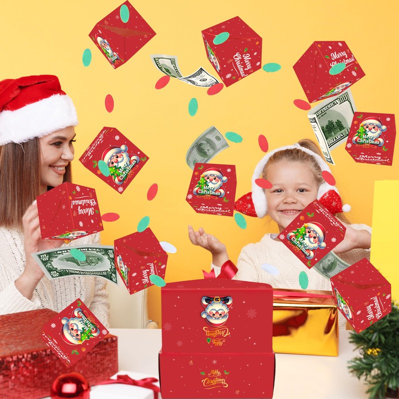 80UncleKimby Christmas Surprise Gift Box for Money - Pop Up