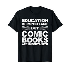 Cool Comic Book Art For Men Women Comic Book Cartoon Lovers T-Shirt