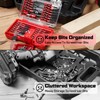 Geinxurn 92Pieces Impact Screwdriver Bits Set, Magnetic S2 Steel 1”/2”