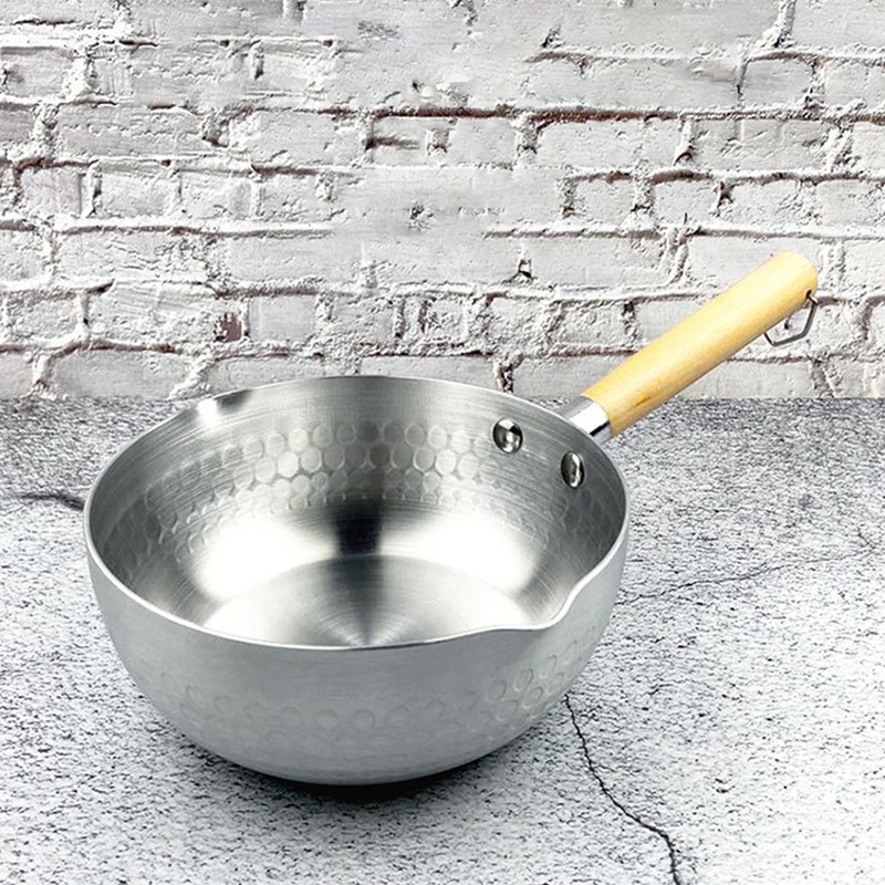 Milk Warmer Pot Prevent Sticking Flat Bottom Even Heating Aluminium