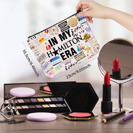 WCGXKO Musical Fans American Musical Gift In My HamilEra Makeup Bag Musical Lover Gift (Hamil Bag)