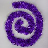 SHATCHI 4Pcs Purple 1.8m/6ft Xmas Metallic Chunky Tinsel Garland for