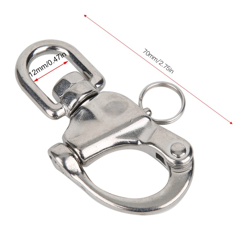 Snap Shackle, Heavy Duty Stainless Steel Quick Release Snap Shackle,