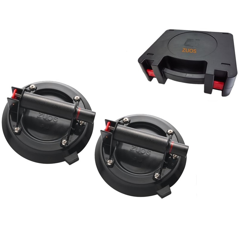 ZUOS 2 Pack 8" Glass Suction Cups To Lift Large