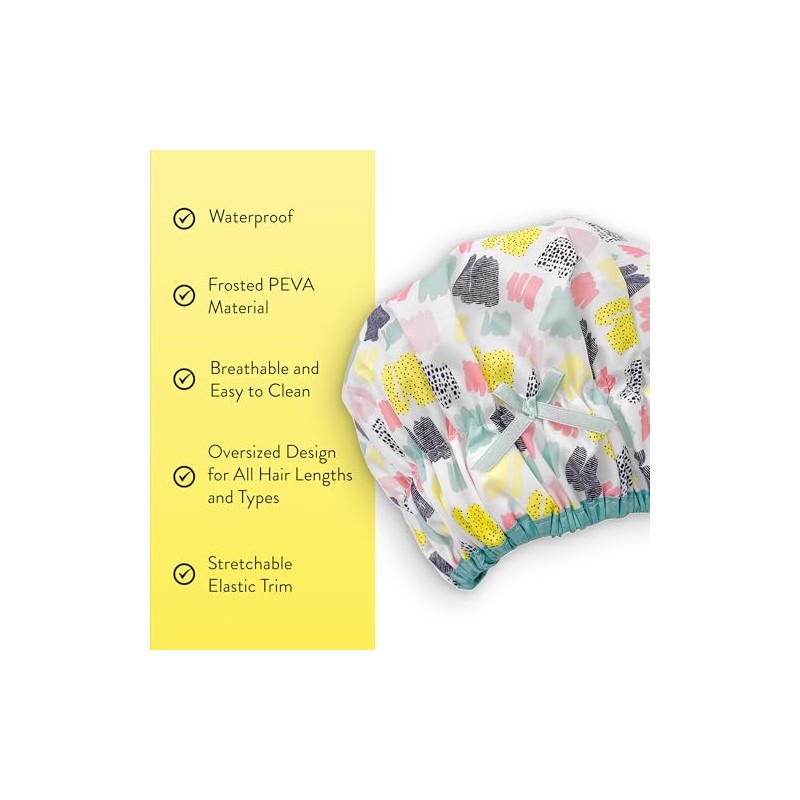 Betty Dain Fashionista Collection Gorro Ducha Forro Resistente Moho Exterior