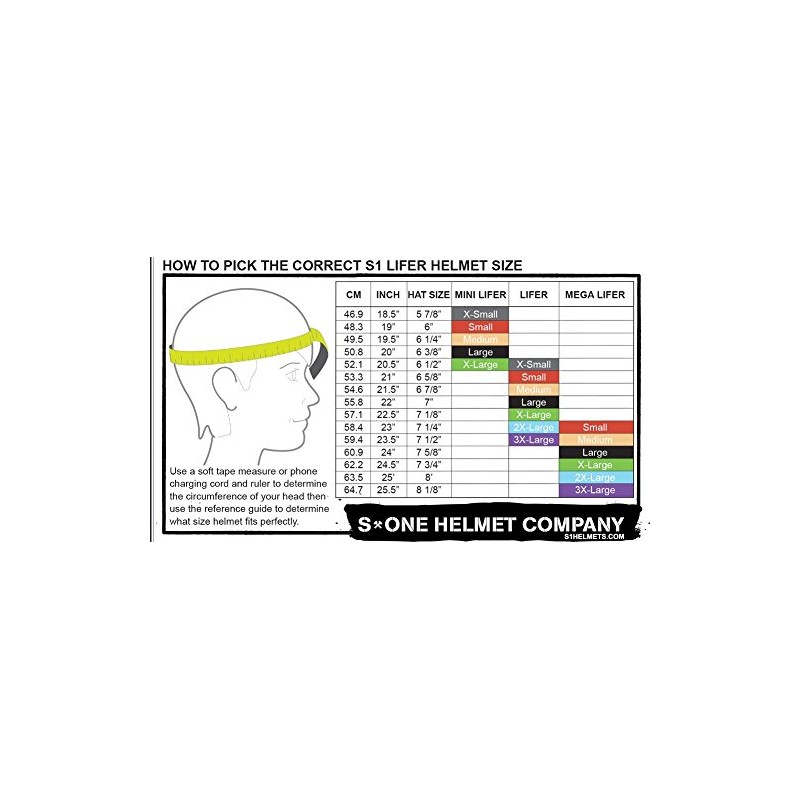 S1 Mega Lifer Helmet - White Gloss (Small 23")