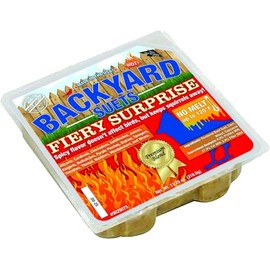 CountryMax Backyard Seeds No Melt Premium Suet Cakes 12 Pack for Wild Birds, Cardinals, Chickadees, Goldfinches (Fiery Surprise)