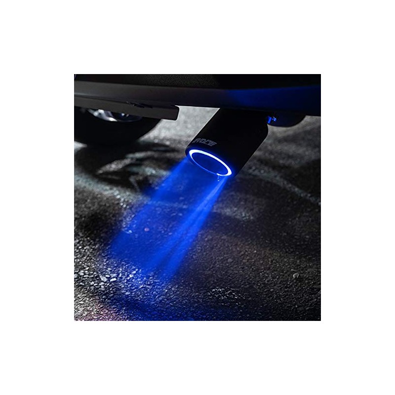 Share Style Muffler Cutter with LED Carbon Blue Light