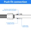 Sweezwon 3/8" Quick Connect Push-to-Connect Water Line Fittings Kit for