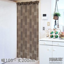 Noren Kobo 95693 Snoopy Accordion Curtain Jaggy Peanuts Snoopy Free Cut Width 39.4 inches (100 cm) Length 78.7 inches (200 cm)