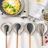 Howise Farmhouse Ceramic Spoon Rests Holder for Kitchen Counter Stove