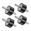 JNNJ 4 pieces rubber buffer vibration isolator brackets, shock absorber