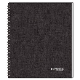 Mead Cambridge 06066 Side Bound Guided Business Notebook, QuickNotes, 11 x 8 1/2, 80 Sheets