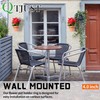 QTJUST 4in 20Pack Wall Flower Pot Holder Ring Plant Hanger,
