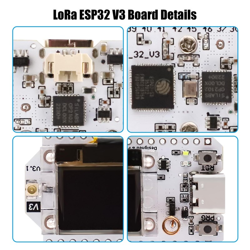 ESP32 LoRa V3 Board with 3000mAh Battery and Case Set